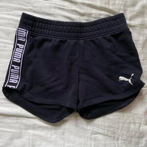Black Puma Shorts